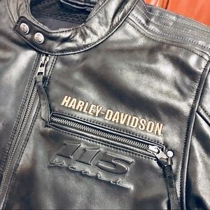 115 ANNIVERSARY HARLEY DAVIDSON MOTORCYCLE JACKET